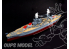 Trumpeter maquette bateau 03701 CUIRASSE USS BB-39 "ARIZONA" US NAVY 1/200
