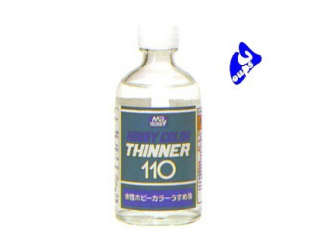 peinture maquette Mr Hobby T110 Mr Aqua diluant 110ml