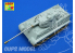 Aber 72L36 Fut de canon 88mm KmK 43/2 L/71 Tiger B porsche Early 1/72