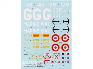 Decalques Berna decals BD48-95 Sud Aviation HSS1 1/48