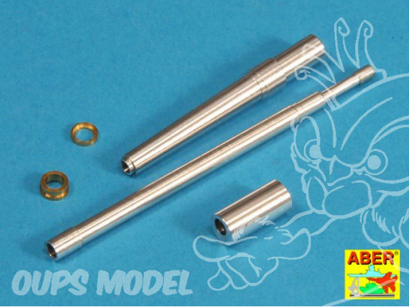 Aber 35L143 Canon Israelien 105mm M-68 pour Tiran 5 Variant A pour kit Tamiya 1/35