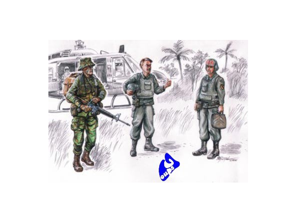 CMK figurine 72076 EQUIPAGE LRRP US VIETNAM 1/72