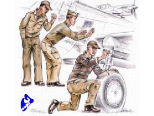 CMK figurine 72114 MECHANICIENS US ARMY 1/72