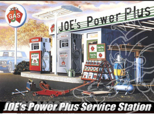 Academy maquette voiture 15122 Joe s Service Station 1/24