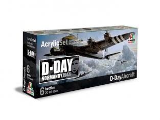 peinture maquette Italeri 445 Set Peintures Avions D-Day Normandy 1944