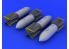 Eduard kit d'amelioration avion brassin 648161 Bombes Allemandes SC-250 1/48