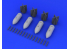Eduard kit d'amelioration avion brassin 648161 Bombes Allemandes SC-250 1/48