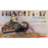 Meng maquette militaire TS-011 CHAR LEGER FRAN&Ccedil;AIS FT-17 (tourelle rivet&eacute;e) 1917 1/35