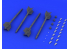 Eduard kit d'amelioration avion brassin 648156 AIM-9D Sidewinder 1/48