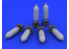 Eduard kit d'amelioration brassin 672038 Bombes US 250lb 1/72