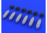 Eduard kit d'amelioration brassin 672038 Bombes US 250lb 1/72