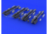 Eduard kit d'amelioration brassin SIN64813 Kit complet Missiles modernes Russes 1/48