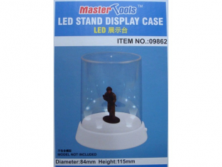 Trumpeter 09862 VITRINE RONDE (Haut Plat) BASE AVEC LED LUMINEUX