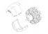Cmk kit d'amelioration 4290 SET MOTEUR Pour MITSUBISHI A6MS-5A 1/48