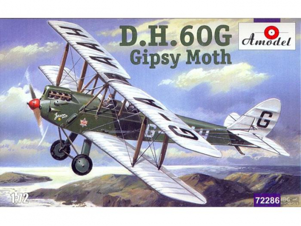 Amodel maquette avion 72286 DE HAVILLAND DH.60 G GIPSY MOTH 1/72