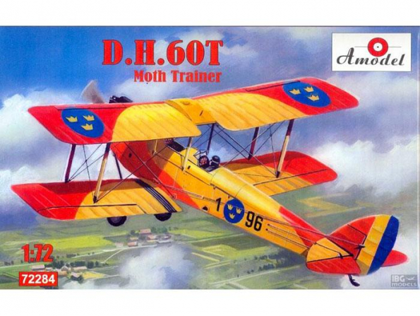 Amodel maquette avion 72284 DE HAVILLAND DH.60 T MOTH TRAINER 1/72