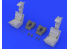 Eduard kit d'amelioration avion brassin 648139 Siege ejectable F-4B Academy 1/48
