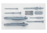 Hasegawa maquette avion 35115 set d'armes pour avions Européens 1/72