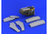 Eduard kit d'amelioration avion brassin 648200 Moteur Spitfire Mk.VIII Eduard 1/48