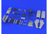 Eduard kit d'amelioration avion brassin 648200 Moteur Spitfire Mk.VIII Eduard 1/48