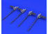 Eduard kit d'amélioration avion 624002 Guns Typhoon Airfix 1/24