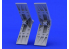 Eduard kit d'amelioration brassin 672065 Aerofreins F-16 Tamiya 1/72