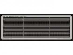 Eduard photodecoupe 00100 BANDES DE RIVETS (NEGATIVE)
