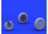 Eduard kit d'amelioration avion brassin 648214 Roues A-4E/F Hasegawa - Eduard 1/48