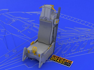 Eduard kit d'amelioration 648008 F-16 LATE SEAT Tamiya 1/48
