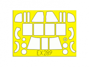 Eduard Express Mask ex289 MH-60K 1/48