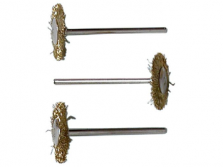 Rota Craft outillage RBU2921/3 3 X BROSSES CIRCULAIRE EN LAITON