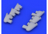 Eduard kit d'amelioration avion brassin 648230 Pipes d'echappement Hurricane Mk.I Airfix 1/48