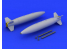 Eduard kit d'amelioration avion brassin 648221 Bombes Mk.84 retarded fin 1/48