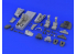 Eduard kit d'amelioration avion brassin 648228 Cockpit F-4J Academy 1/48