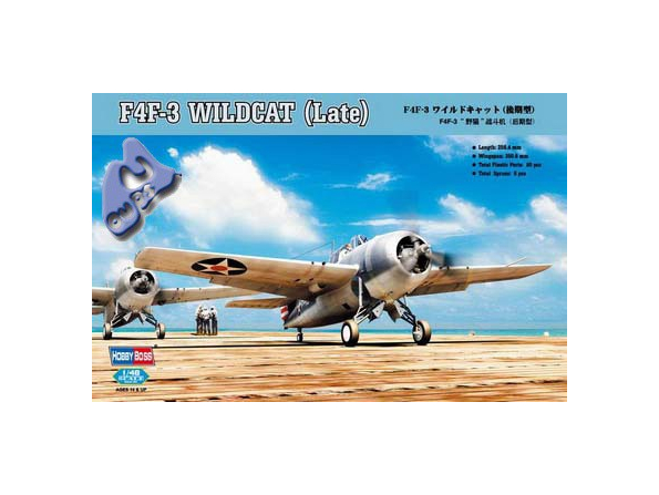 Hobby Boss maquette avion 80327 F-4F-3 Wildcat (Late) 1/48