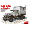 Mini Art maquette militaire 35183 GAZ-AAA avec abri 1/35