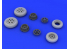 Eduard kit d'amelioration avion brassin 648235 Roues F-86F Hasegawa / Eduard 1/48