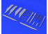 Eduard kit d'amelioration avion brassin 648234 Pylones F-104 Hasegawa / Eduard 1/48