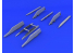 Eduard kit d'amelioration avion brassin 648234 Pylones F-104 Hasegawa / Eduard 1/48