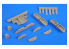CMK kit d'amelioration 4323 Spitfire Mk. Vb set d'amement 1/48