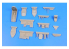 CMK kit d'amelioration 4322 Spitfire Mk.Vb interieur set 1/48