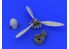 Eduard kit d'amelioration brassin 672086 Helice Focke Wulf Fw 190A-8 Eduard 1/72