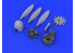 Eduard kit d'amelioration brassin 672086 Helice Focke Wulf Fw 190A-8 Eduard 1/72
