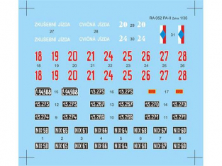 CMK decalques B35097 SKODA PA-II TORTUE PLANCHE DE DECALQUES 1/35