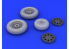 Eduard kit d'amelioration avion brassin 648202 Roues P-39 Début de production Eduard 1/48