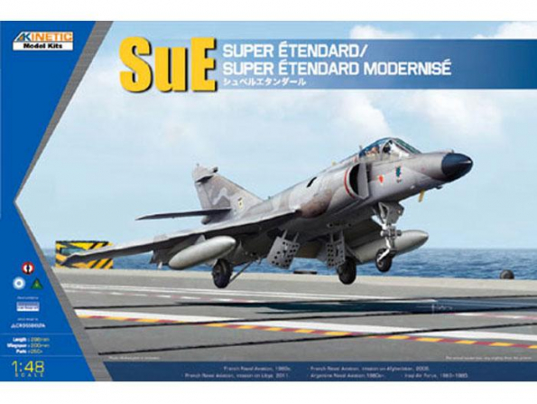 Kinetic model kits maquette avion K48061 Super Etendard Aéronavale 1/48