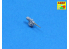 Aber 350L66 Set de canons et periscopes pour U-Boot type VII 1/350