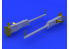 Eduard kit d'amelioration brassin 672092 M-2 Browning guns 1/72