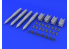 Eduard kit d'amelioration brassin 632072 Bombes GBU-12 1/32