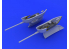 Eduard kit d'amelioration avion brassin 648246 Cannon pods Bf 109 Eduard 1/48